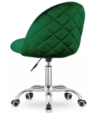 Lugano Krzesło obrotowe GLORIA OFFICE GREEN VELVET