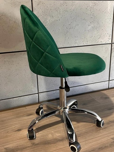 Lugano Krzesło obrotowe GLORIA OFFICE GREEN VELVET