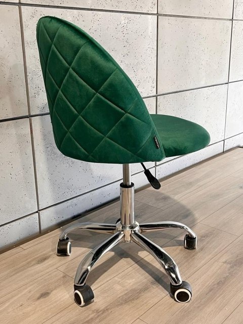 Lugano Krzesło obrotowe GLORIA OFFICE GREEN VELVET