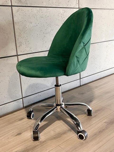 Lugano Krzesło obrotowe GLORIA OFFICE GREEN VELVET