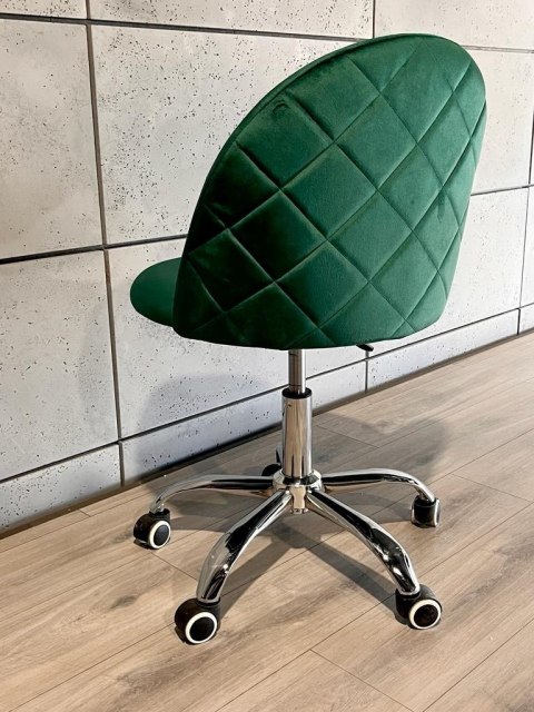 Lugano Krzesło obrotowe GLORIA OFFICE GREEN VELVET