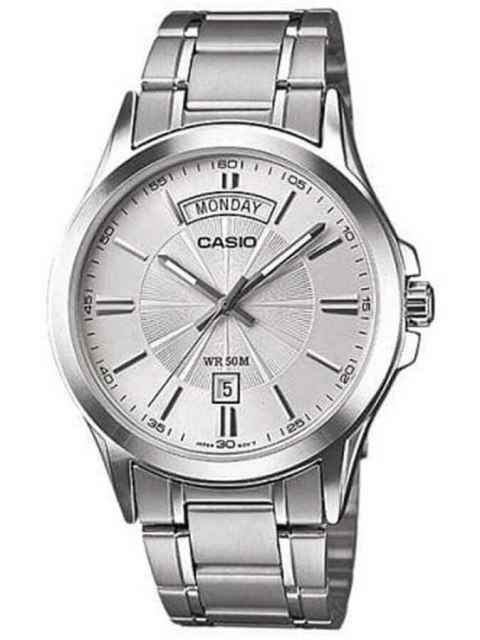 Casio ZEGAREK MĘSKI CASIO MTP-1381D-7AVDF (zd076b) + BOX