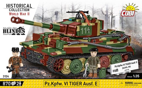 Klocki pz.kpfw. vi tiger ausf. e 870 klocków