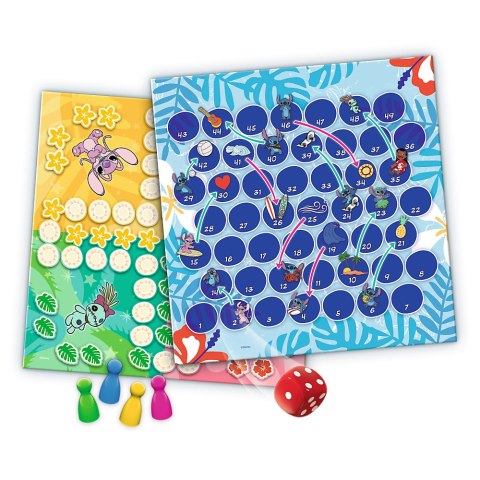 Gra klasyczna Lilo & Stitch 2w1 Chińczyk Węże i drabiny Trefl 02656