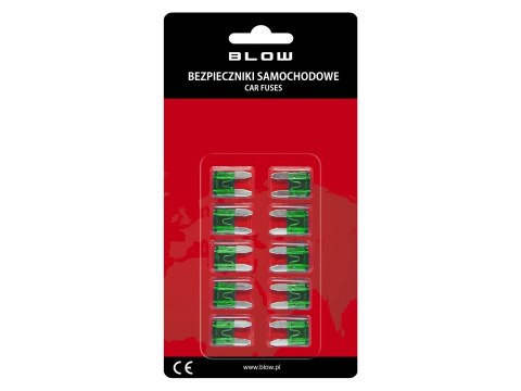 50-417# Bezpiecznik samochodowy mini 30a (10szt)