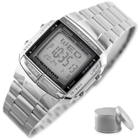 Casio ZEGAREK MĘSKI CASIO DATABANK DB-360-1A (zd161a) + BOX