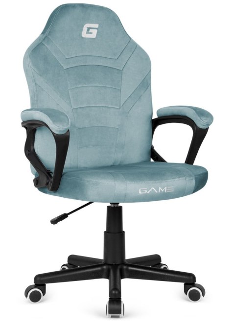 Lugano Fotel obrotowy do biurka MARIO ALCANTARA BLUE DUST