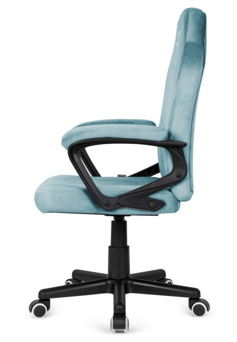 Lugano Fotel obrotowy do biurka MARIO ALCANTARA BLUE DUST