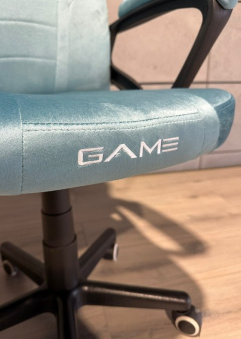 Lugano Fotel obrotowy do biurka MARIO ALCANTARA BLUE DUST