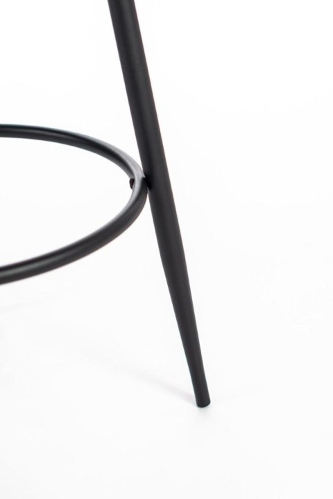 Lugano Krzesło barowe ASTI BLACK PU hoker BAR II GATUNEK