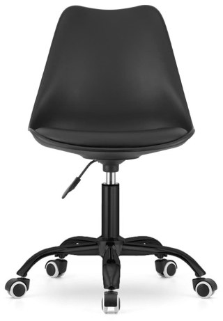 Lugano Krzesło obrotowe MONZA OFFICE BLACK PU SMOKE