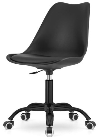 Lugano Krzesło obrotowe MONZA OFFICE BLACK PU SMOKE