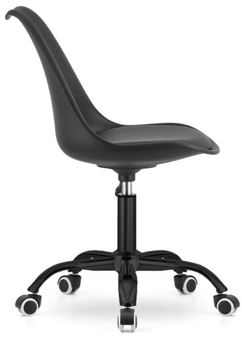 Lugano Krzesło obrotowe MONZA OFFICE BLACK PU SMOKE