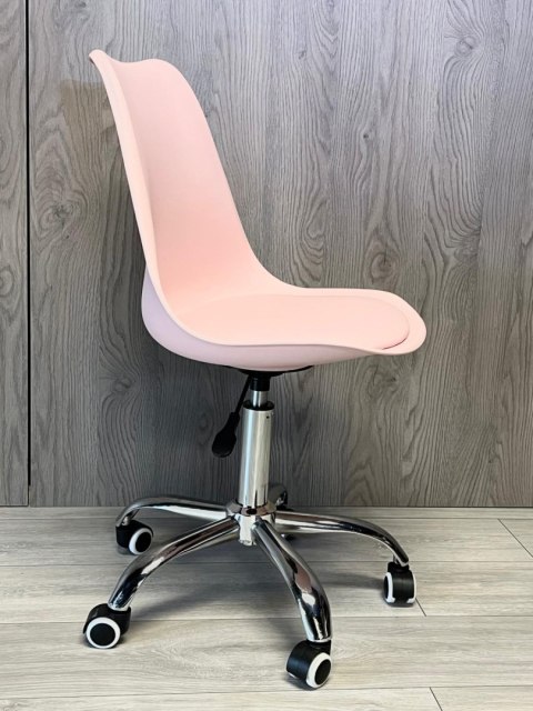 Lugano Krzesło obrotowe MONZA OFFICE PINK PU
