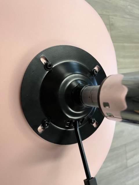 Lugano Krzesło obrotowe MONZA OFFICE WHITE + PINK FABRIC II