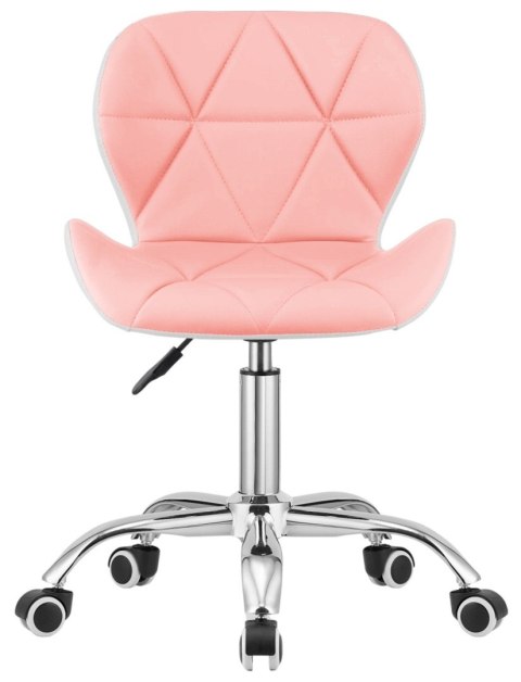 Lugano Krzesło obrotowe VASTO OFFICE PU PINK+WHITE