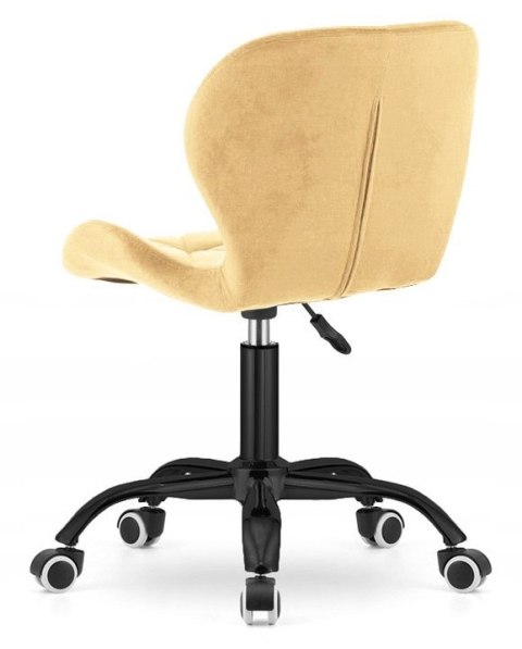 Lugano Krzesło obrotowe VASTO OFFICE VELVET BEIGE SMOKE