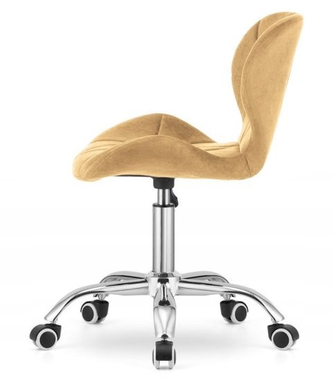 Lugano Krzesło obrotowe VASTO OFFICE VELVET BEIGE