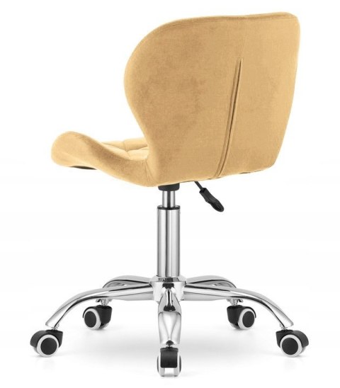 Lugano Krzesło obrotowe VASTO OFFICE VELVET BEIGE