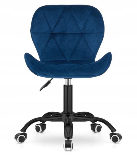 Lugano Krzesło obrotowe VASTO OFFICE VELVET BLUE SMOKE
