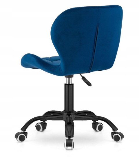 Lugano Krzesło obrotowe VASTO OFFICE VELVET BLUE SMOKE