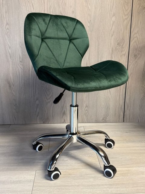 Lugano Krzesło obrotowe VASTO OFFICE VELVET FOREST GREEN