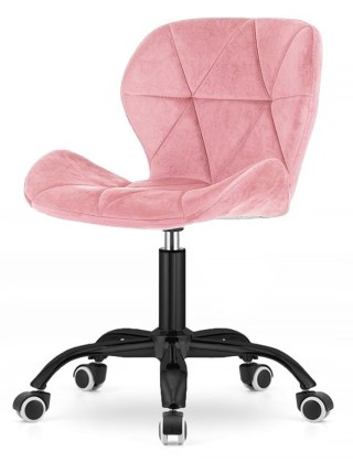 Lugano Krzesło obrotowe VASTO OFFICE VELVET PINK SMOKE
