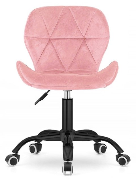 Lugano Krzesło obrotowe VASTO OFFICE VELVET PINK SMOKE