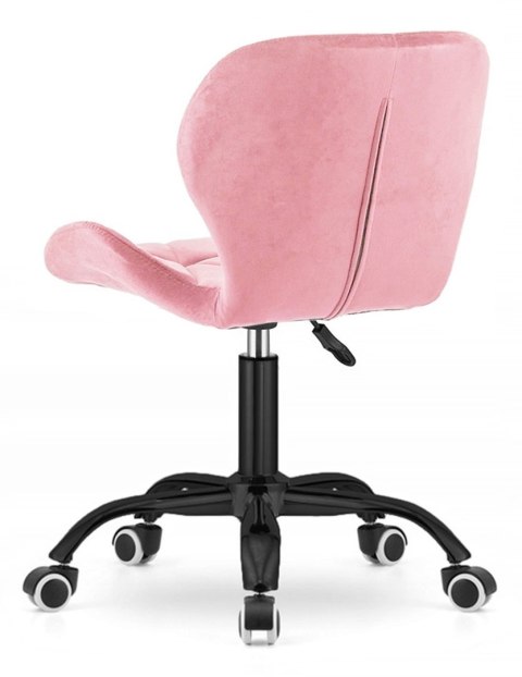 Lugano Krzesło obrotowe VASTO OFFICE VELVET PINK SMOKE