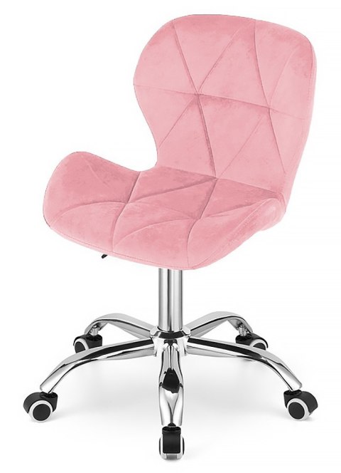 Lugano Krzesło obrotowe VASTO OFFICE VELVET PINK