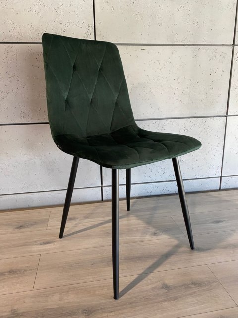 Lugano Krzesło tapicerowane BORGO VELVET GREEN FOREST