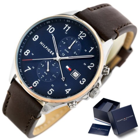 Tommy Hilfiger ZEGAREK MĘSKI TOMMY HILFIGER 1791712 WEST (zf020b)