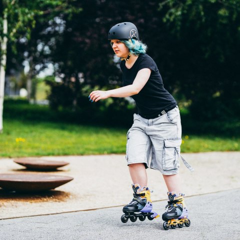 NA13810 ŁYŻWOROLKI TWIST ŻÓŁTE ROZM. S(31-34) NILS EXTREME