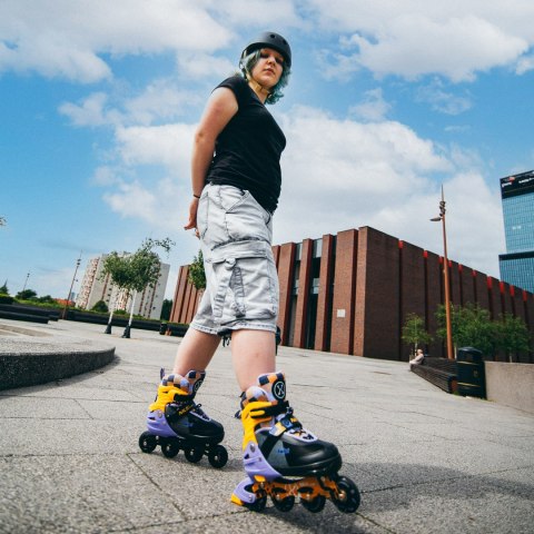 NA13810 ŁYŻWOROLKI TWIST ŻÓŁTE ROZM. S(31-34) NILS EXTREME