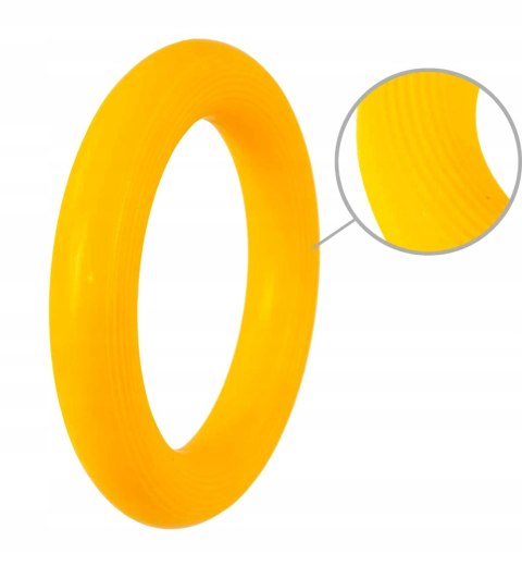 RINGO GUMOWE ŚR 17CM - ŻÓŁTE TULLO