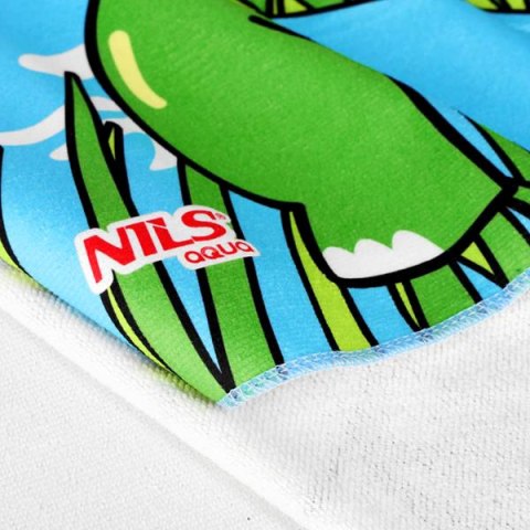 NAR20 RĘCZNIK PONCZO CROCODILE NILS AQUA