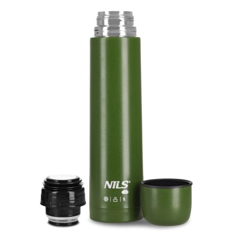 NC3804 TERMOS TURYSTYCZNY 1000 ML ZIELONY NILS CAMP