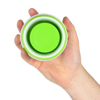 NC4103 KUBEK SILIKONOWY SKŁADANY 600ML JASNO ZIELONY NILS CAMP