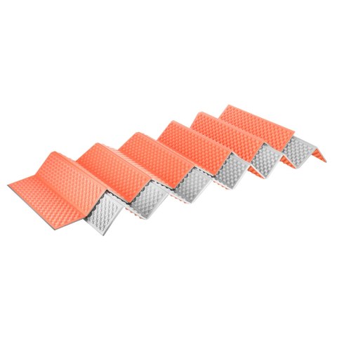 NC17103 KARIMATA SKŁADANA TURYSTYCZNA Z PODBICIEM ALUMINIOWYM + XPE 195 CM POMARAŃCZOWA NILS CAMP
