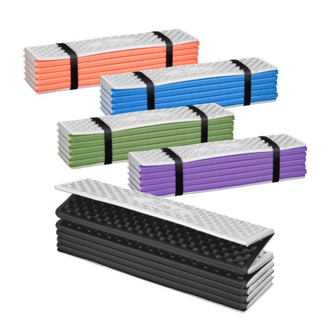 NC17103 KARIMATA SKŁADANA TURYSTYCZNA Z PODBICIEM ALUMINIOWYM + XPE 195 CM POMARAŃCZOWA NILS CAMP
