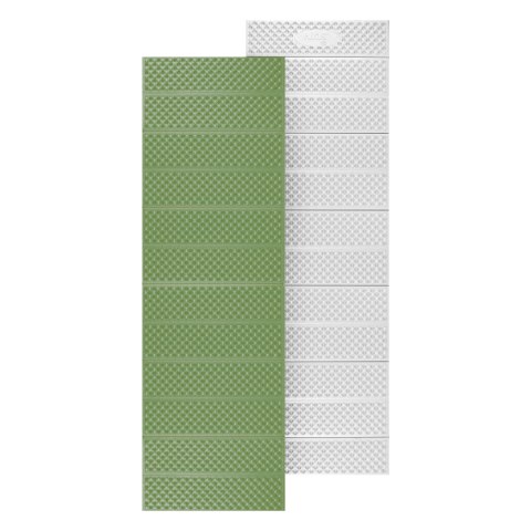 NC17103 KARIMATA SKŁADANA TURYSTYCZNA Z PODBICIEM ALUMINIOWYM + XPE 195 CM ZIELONA NILS CAMP