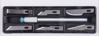AG607A Nożyk skalpel + ostrza 6 szt
