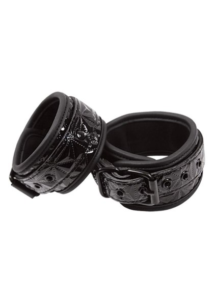 Kajdanki neoprenowe NS Novelties czarne 26 cm