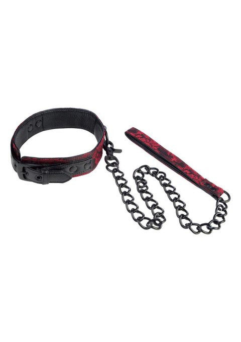 Obroża ze smyczą Scandal Calexotics czarna 81 cm