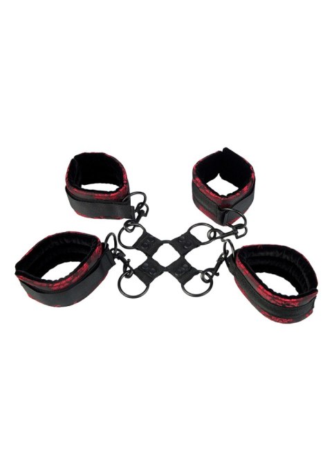 Regulowane kajdanki hog tie Calexotics czarny 30.5 cm