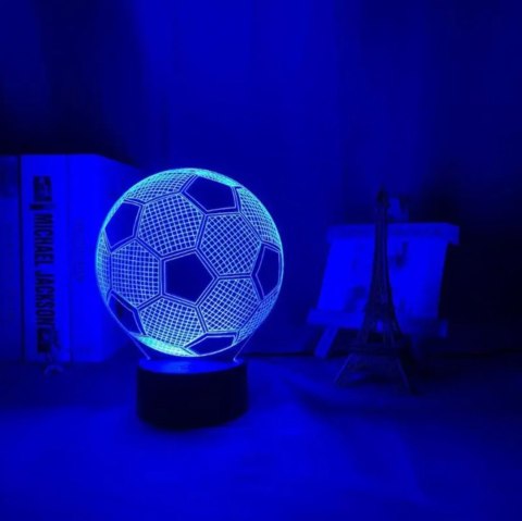 ZD98 Lampka nocna piłka nożna 3d led