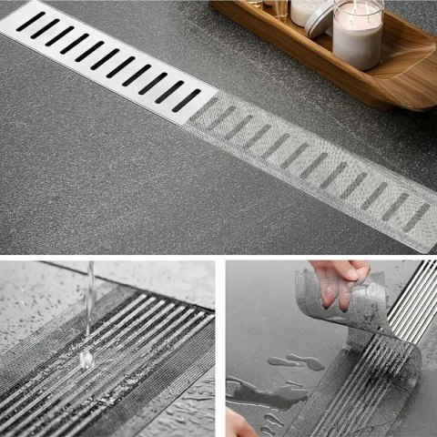 DA375 Naklejka na odpływ prysznica 7cm x 10m
