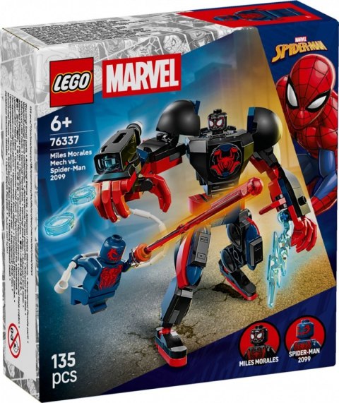 Klocki super heroes 76337 miles morales kontra spider-man 2099