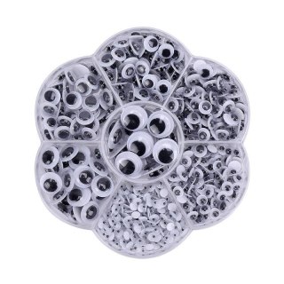 DA502 Samoprzylepne ruchome oczka 500szt
