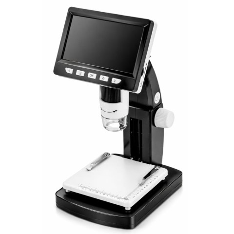 Mikroskop Cyfrowy Edukacyjny Ekran 4,3 Cala LCD USB LED Powiększenie 1000x LEAN TOYS